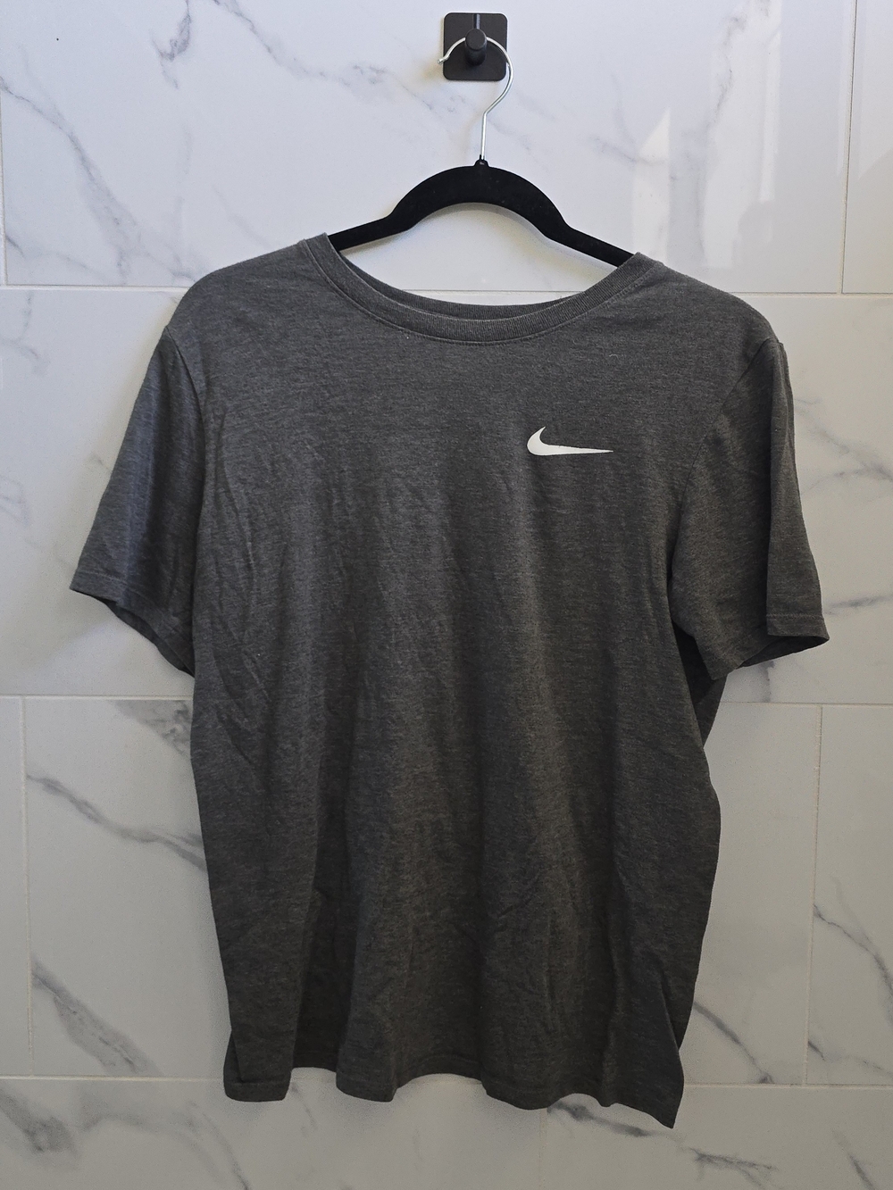 Nike Gray Short Sleeve Swoosh Tee